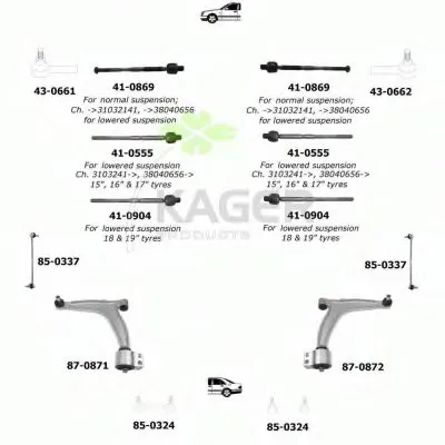 Подвеска колеса KAGER купить