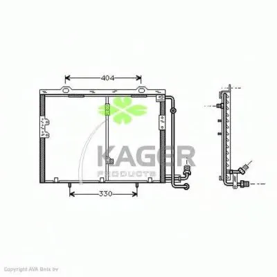 Конденсатор, кондиционер KAGER купить