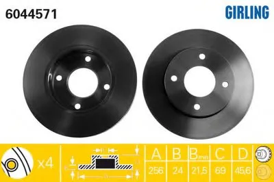 Тормозной диск GIRLING купить