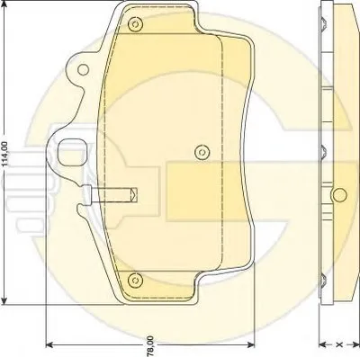 Комплект тормозных колодок, дисковый тормоз GIRLING купить
