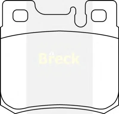 Комплект тормозных колодок, дисковый тормоз BRECK купить