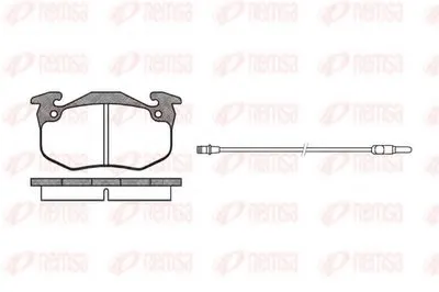 Комплект тормозных колодок, дисковый тормоз KAWE купить