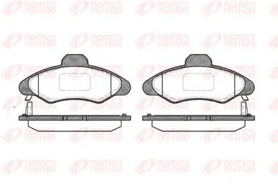 Комплект тормозных колодок, дисковый тормоз KAWE купить