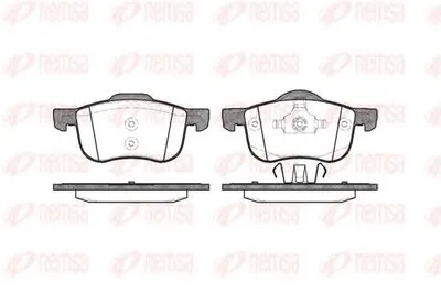 Комплект тормозных колодок, дисковый тормоз KAWE купить