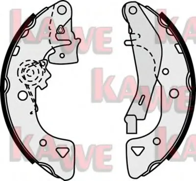 Комплект тормозных колодок KAWE купить