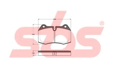 Комплект тормозных колодок, дисковый тормоз sbs купить