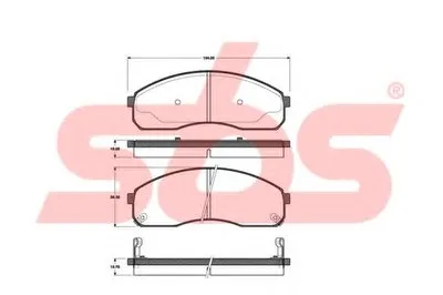 Комплект тормозных колодок, дисковый тормоз sbs купить