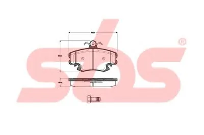 Комплект тормозных колодок, дисковый тормоз sbs купить