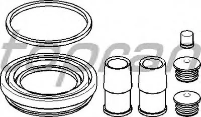 Ремкомплект, тормозной суппорт TOPRAN купить