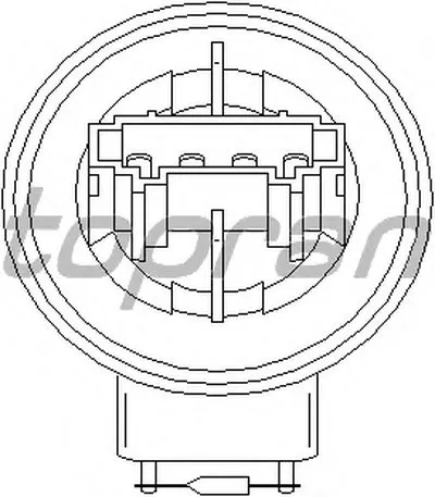 Сопротивление, вентилятор салона TOPRAN купить
