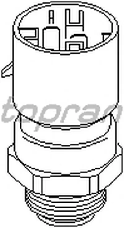 Термовыключатель, вентилятор радиатора TOPRAN купить