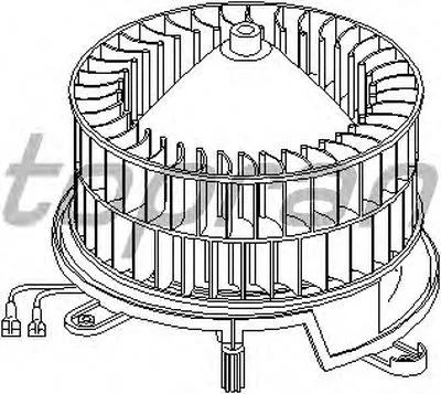 Электродвигатель, вентиляция салона TOPRAN купить