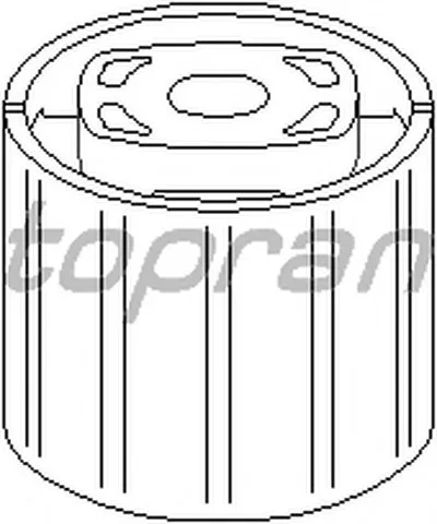 Втулка, балка моста TOPRAN купить