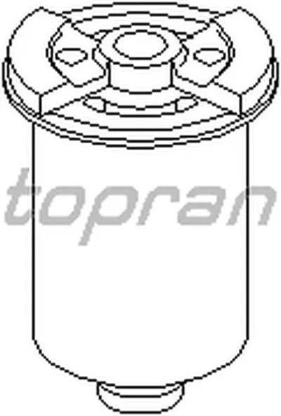 Втулка, балка моста TOPRAN купить