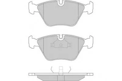 Комплект тормозных колодок, дисковый тормоз E.T.F. купить