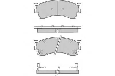 Комплект тормозных колодок, дисковый тормоз E.T.F. купить
