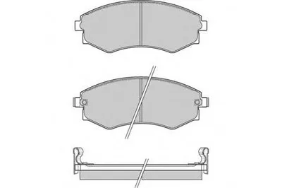 Комплект тормозных колодок, дисковый тормоз E.T.F. купить