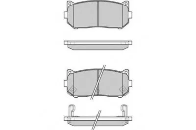 Комплект тормозных колодок, дисковый тормоз E.T.F. купить