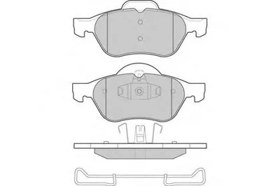 Комплект тормозных колодок, дисковый тормоз E.T.F. купить