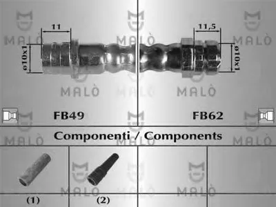 Тормозной шланг MALÒ купить