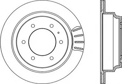 Тормозной диск ADAPTIVE OPEN PARTS купить