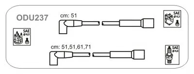 Комплект проводов зажигания JANMOR купить