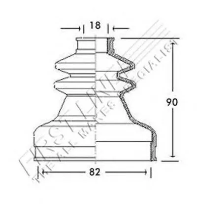 Пыльник, приводной вал FIRST LINE купить