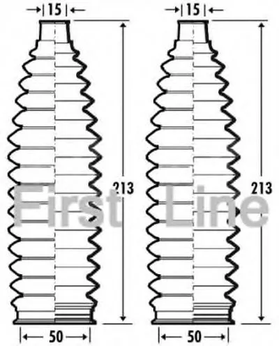 Пыльник, рулевое управление FIRST LINE купить
