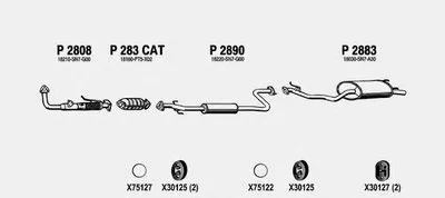 Система выпуска ОГ FENNO купить
