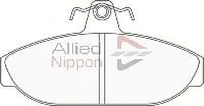 Комплект тормозных колодок, дисковый тормоз ANL Braking COMLINE купить