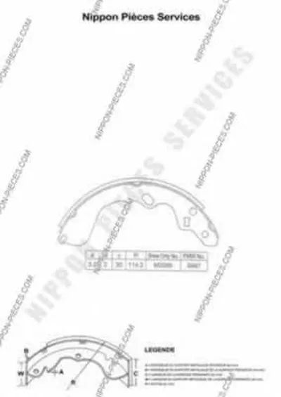 Комплект тормозных колодок NPS купить