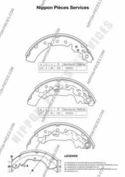 Комплект тормозных колодок NPS купить