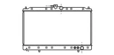 Радиатор, охлаждение двигателя ASHUKI купить