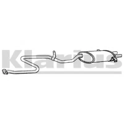 Глушитель выхлопных газов конечный KLARIUS купить