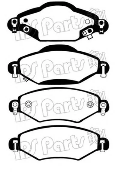 Комплект тормозных колодок, дисковый тормоз IPS Parts IPS Parts купить