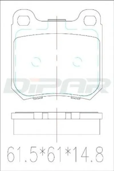 Комплект тормозных колодок, дисковый тормоз DITAS купить