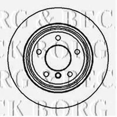 Тормозной диск BORG & BECK купить
