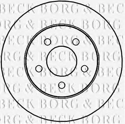 Тормозной диск BORG & BECK купить