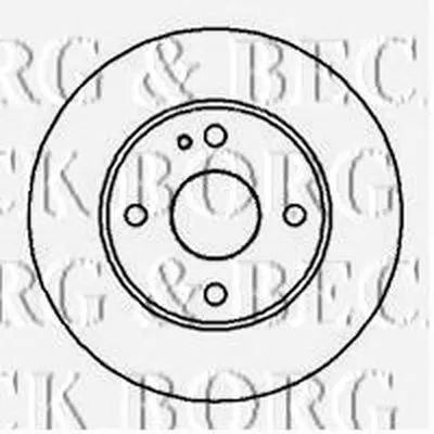 Тормозной диск BORG & BECK купить