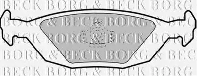 Комплект тормозных колодок, дисковый тормоз BORG & BECK купить
