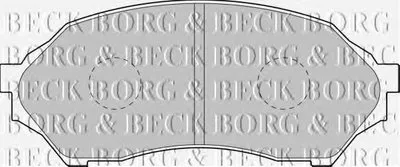 Комплект тормозных колодок, дисковый тормоз BORG & BECK купить