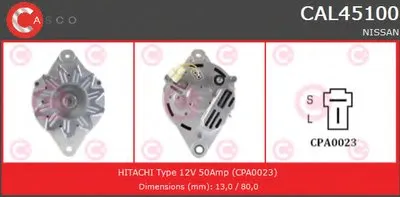 Генератор BRAND NEW SERIES CASCO купить