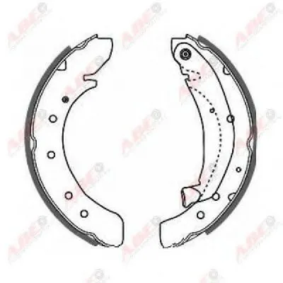 Комплект тормозных колодок ABE купить