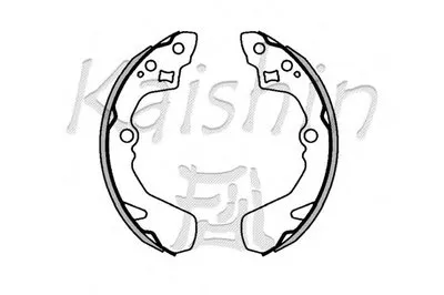 Комплект тормозных колодок KAISHIN купить