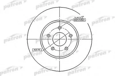 Тормозной диск PATRON купить