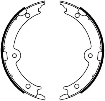 Комплект тормозных колодок, стояночная тормозная система HELLA PAGID купить
