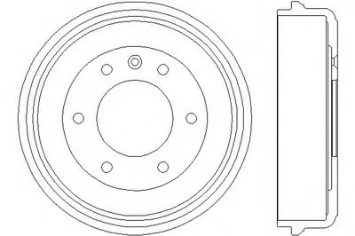 Тормозной барабан HELLA PAGID купить