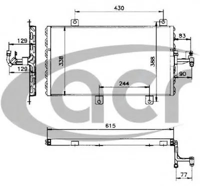 Конденсатор, кондиционер ACR купить
