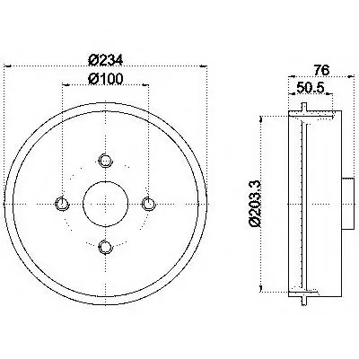 Тормозной барабан HELLA купить