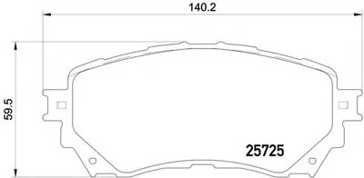 Комплект тормозных колодок, дисковый тормоз MINTEX купить